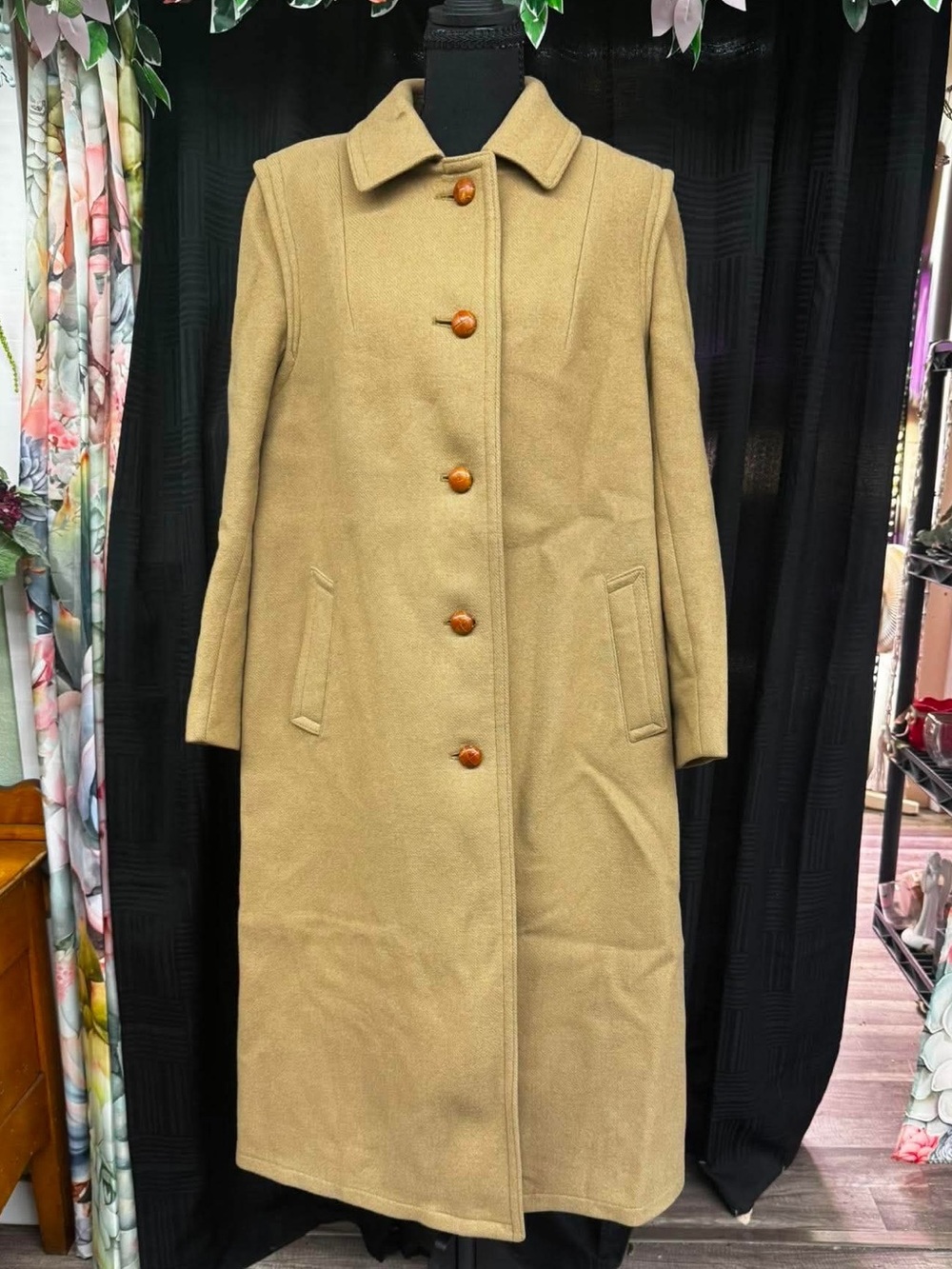 Vintage Salko Austria Exclusiv Double Faced Camel Wool Coat Med/LG